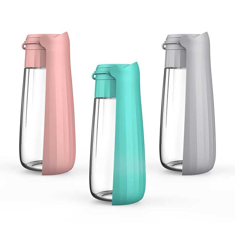 Pet water bottle dog external kettle dog portable drum dog drinking water bottle outdoor dog walking water dispenser Y250319