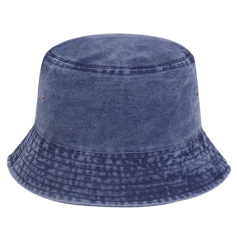 Unisex Solid Color Personality Bucket Hats Fishermen Caps Outdoor Casual Cap Sunscreen Hat 250320