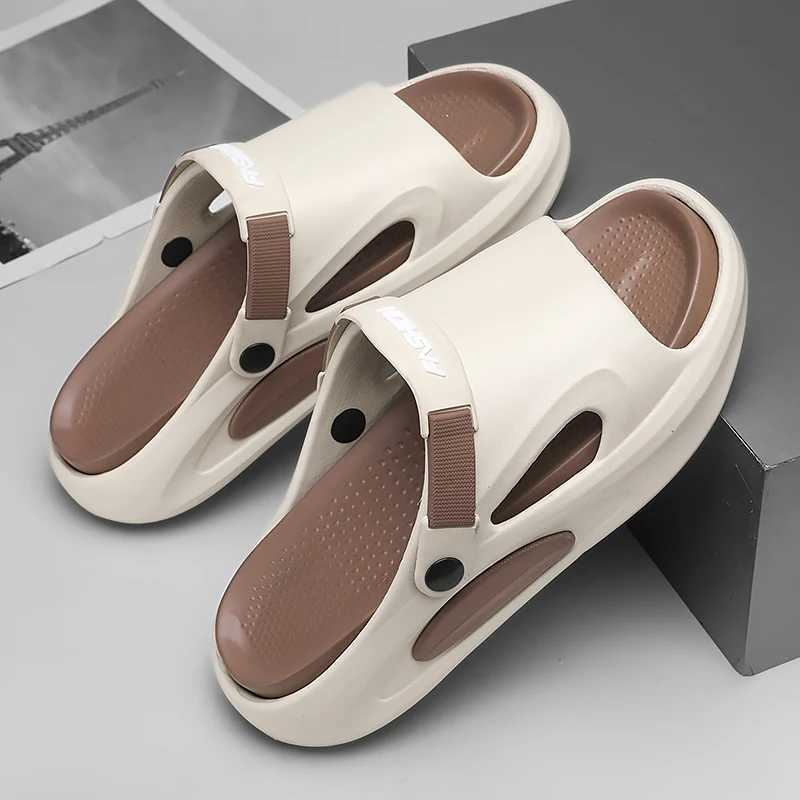Summer New Mens Outdoor Sandals Slippers Beach Cfortable Soft s Men Casual Shoes N-slip Garden Shoes Men Beach Sandals Y250320