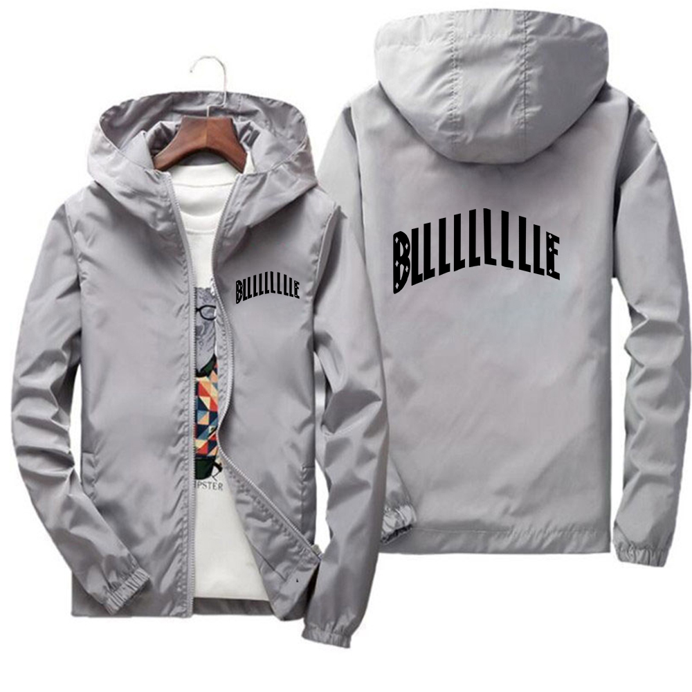 Mens Hoodie Jacket Spring Autumn Coat Windrunner Fashion Hooded men jackets Sports Windbreaker Casual Zipper Coats Man Outerwear Clothing