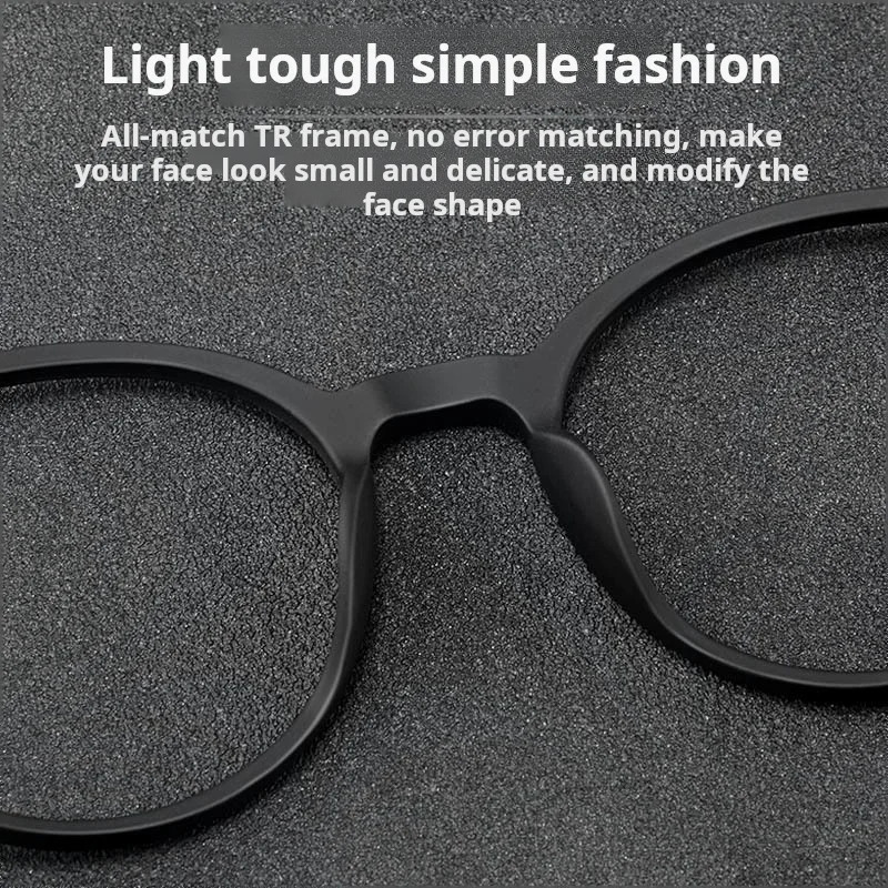 Ultra-light Classic Black TR90 Glasses Frame Flexible Elastic Temples Optical prescription Glasses For Men Women 3050 250228