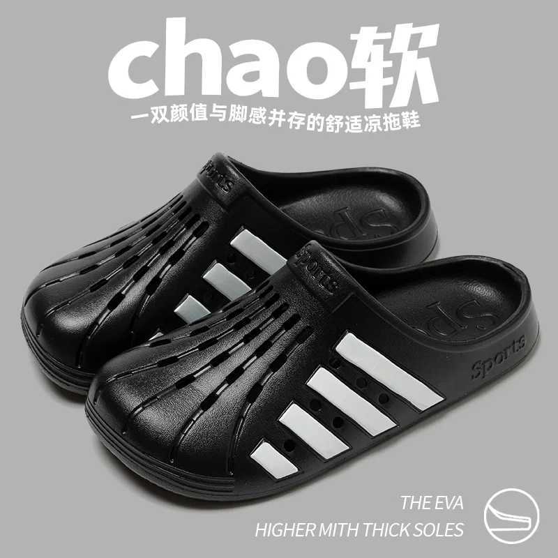 Mens Summer Beach Sandals Unisex Casual Gardens Outdoor Wide Toe Cross Sandals for Ladies N Slip House Shower Slippers Y250320