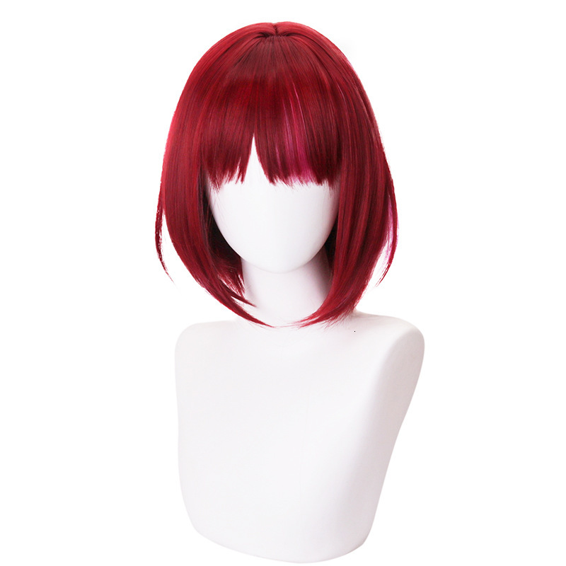 Kanos, The Child I Recommended Has A Maganai Wine Red Dye Simulation Scalp, Cosplay Wig, Anime Headband