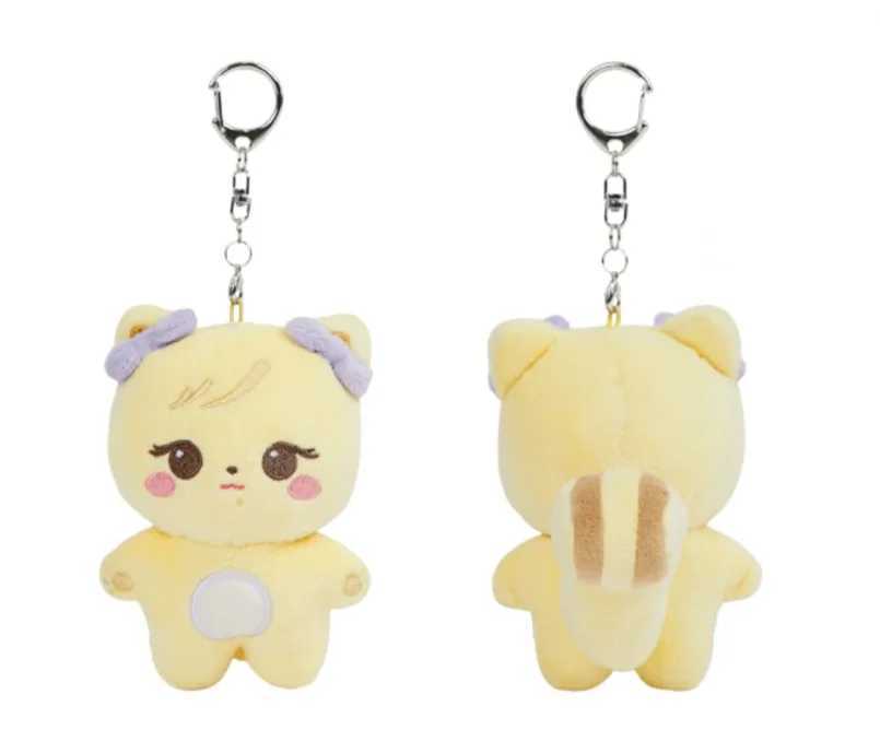 Kpop Pink Album BORNPINK 2022 World Tour Official Plush Keychain Lisa Ross Jenny JISOO Kawaii Stuffed Animal PendantXJ250319