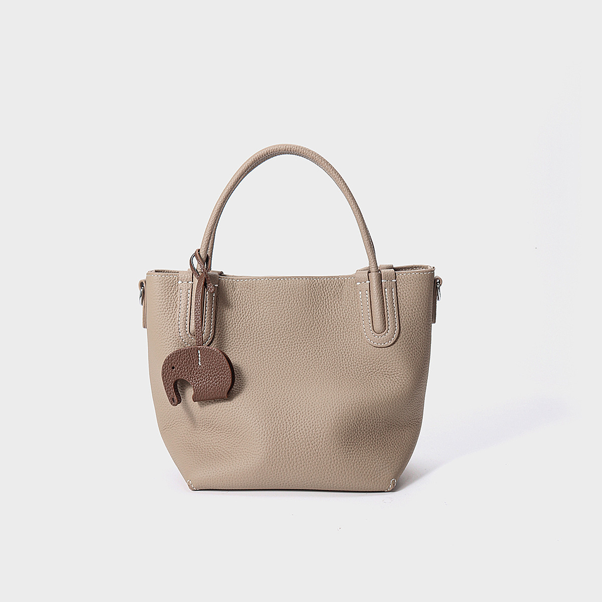 Vegetable Basket New Single Shoulder Crossbody Bag Advanced Sensory And Diligent Handheld Head Layer Cowhide Women S Water Bucket Bag Shoulder Bags