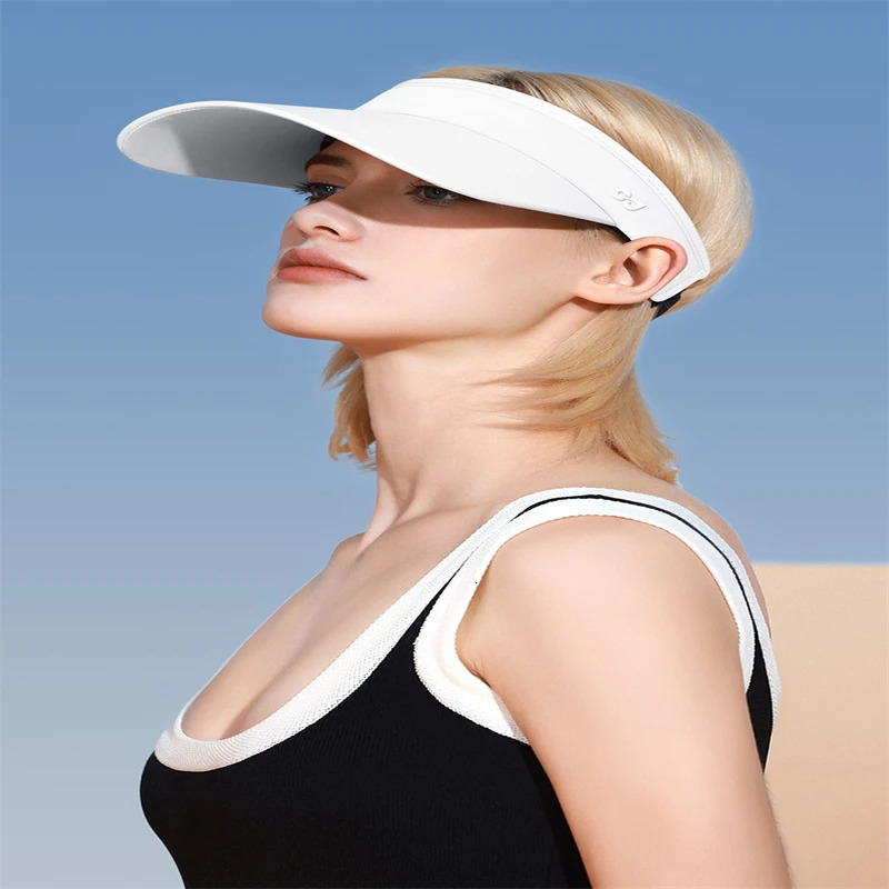 Sports Sunscreen Hat Summer Outdoor UV Protection Wide Eaves Sun Shading Face Covering Empty Top Duckbill Hat 250320