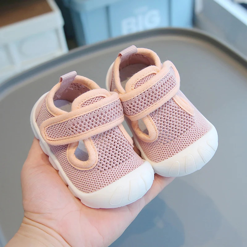 Toddler Boys Girls Mesh Breathable Summer Sandals Non-Skid Baby Shoes 0-3Y Unisex Kids lightweight First Shoes Pre walkers 250319