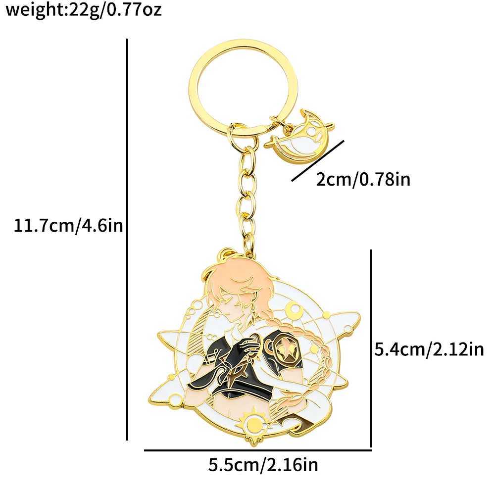 Genshin Impact Ethereum Keychain Kawaii Image Pendant Keychain Fan Collection Jewelry Christmas GiftXJ250319