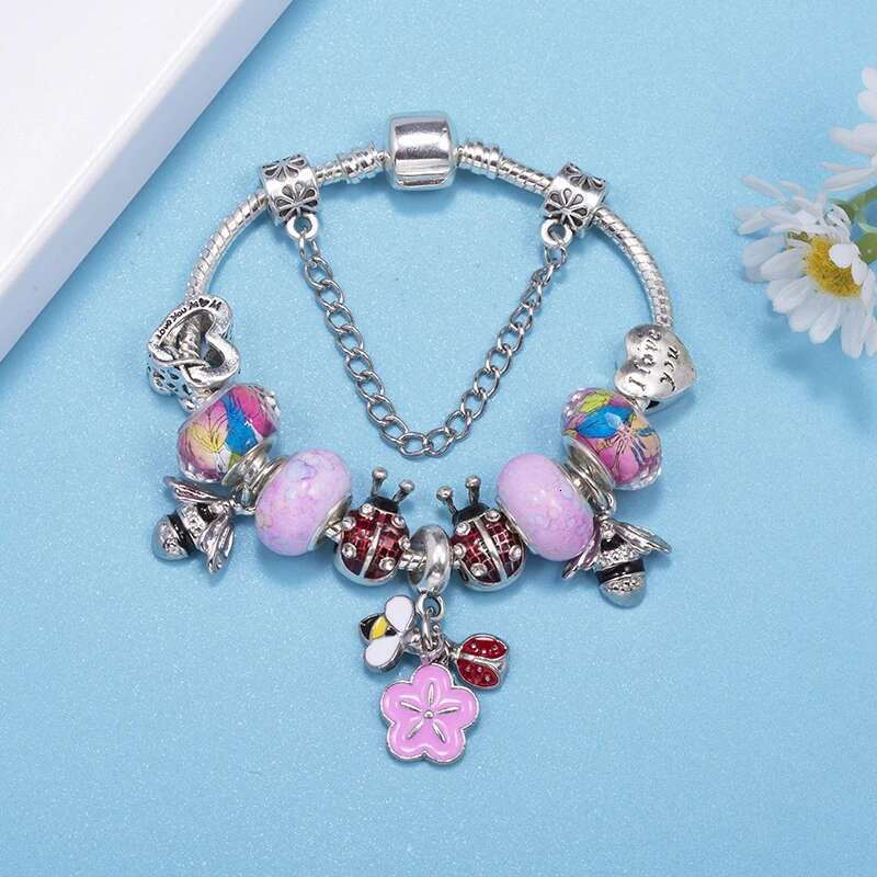 Special Offer Brand Charm Bracelets Fits DIY Bees Bracelets Bangles For Women Kids Bijoux Pulseras Jewelry Gift Dropshipping