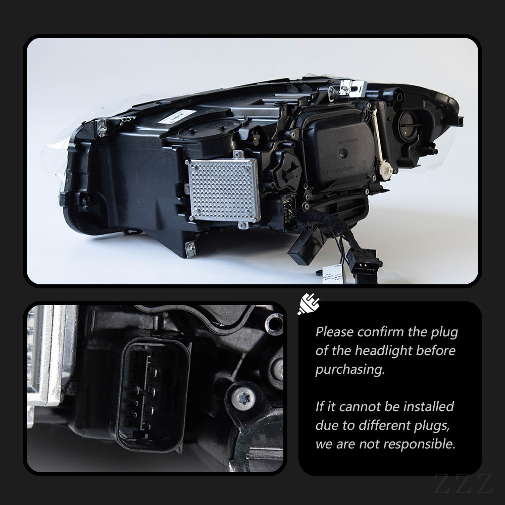 Car Lights Assembly for BMW F10 Headlights 20 10-20 17 520i 525i 530i F18 Upgrade DRL High Beam Lamp