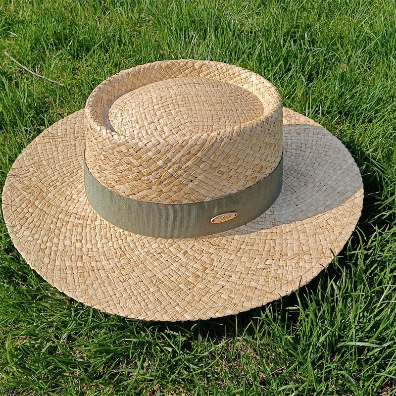 French Nature straw hat for women bower weaving spring fedora hats elegant hat ladies sun hat beach summer jazz hat panama 250320