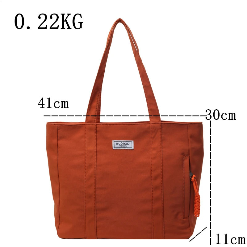 Womens Fashion Shoulder Bag Class Large Capacity Student Tote Bag Work Commuting Carrying Bag Canvas Handbag 250319