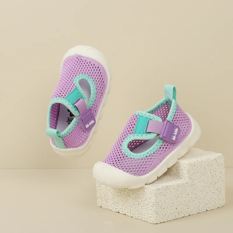 Toddler Girls Mesh Breathable Summer Sandals Non-Skid Baby Shoes 0-3Y Unisex Kids lightweight First Shoes-Suit for Fat feet 250319