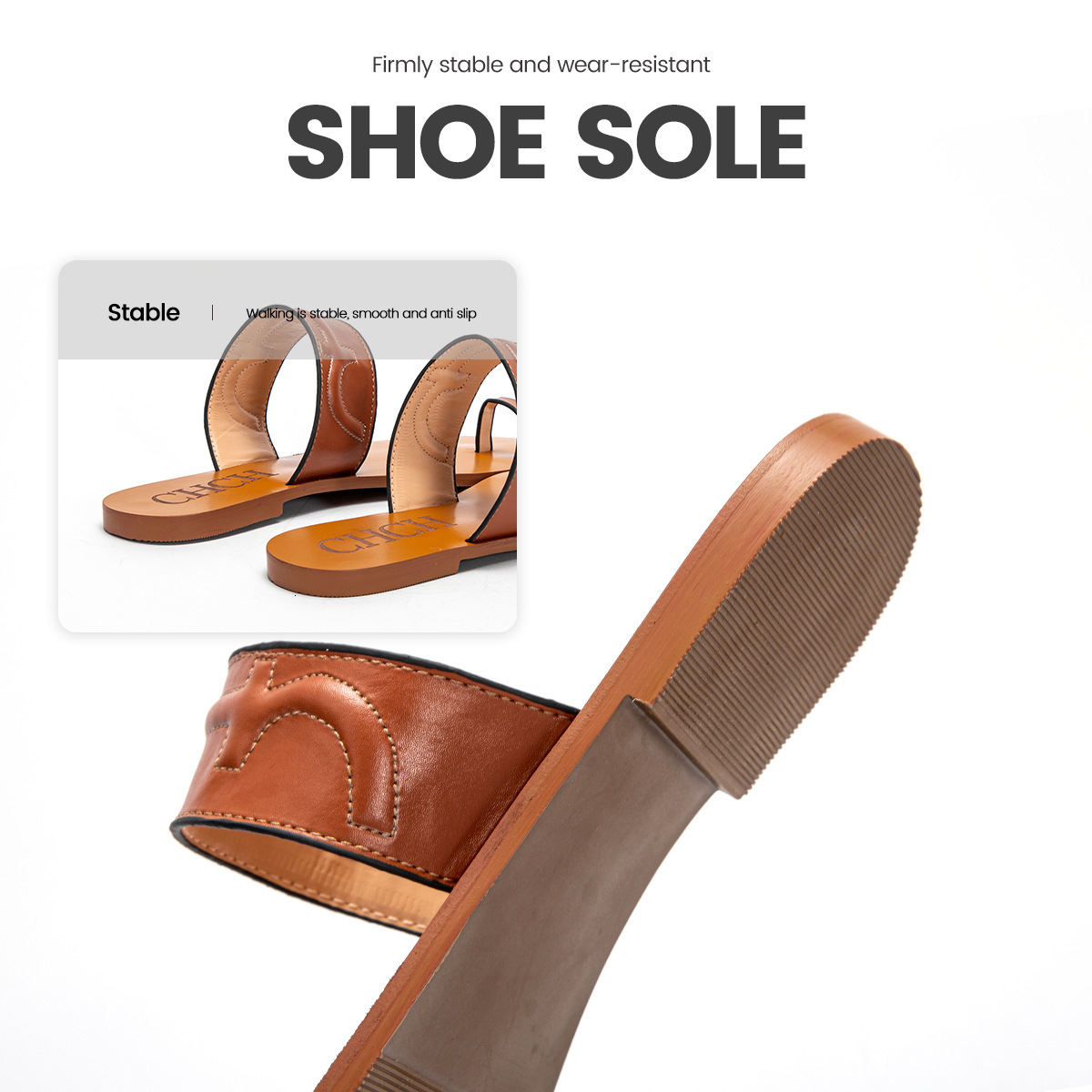 Designer CHCH Outdoor Sandals Multi Functional Slippers Fashion Design PVC Flat New Tide Women's Beach Shoes