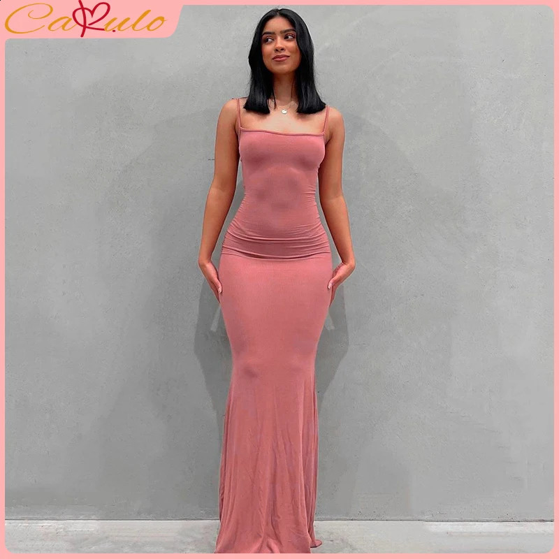 Satin Slip Sleeveless Backless Maxi Dress Women Y2K Summer Bodycon Elegant Sexy Outfits Ladies Birthday Party Club Sundress 250319