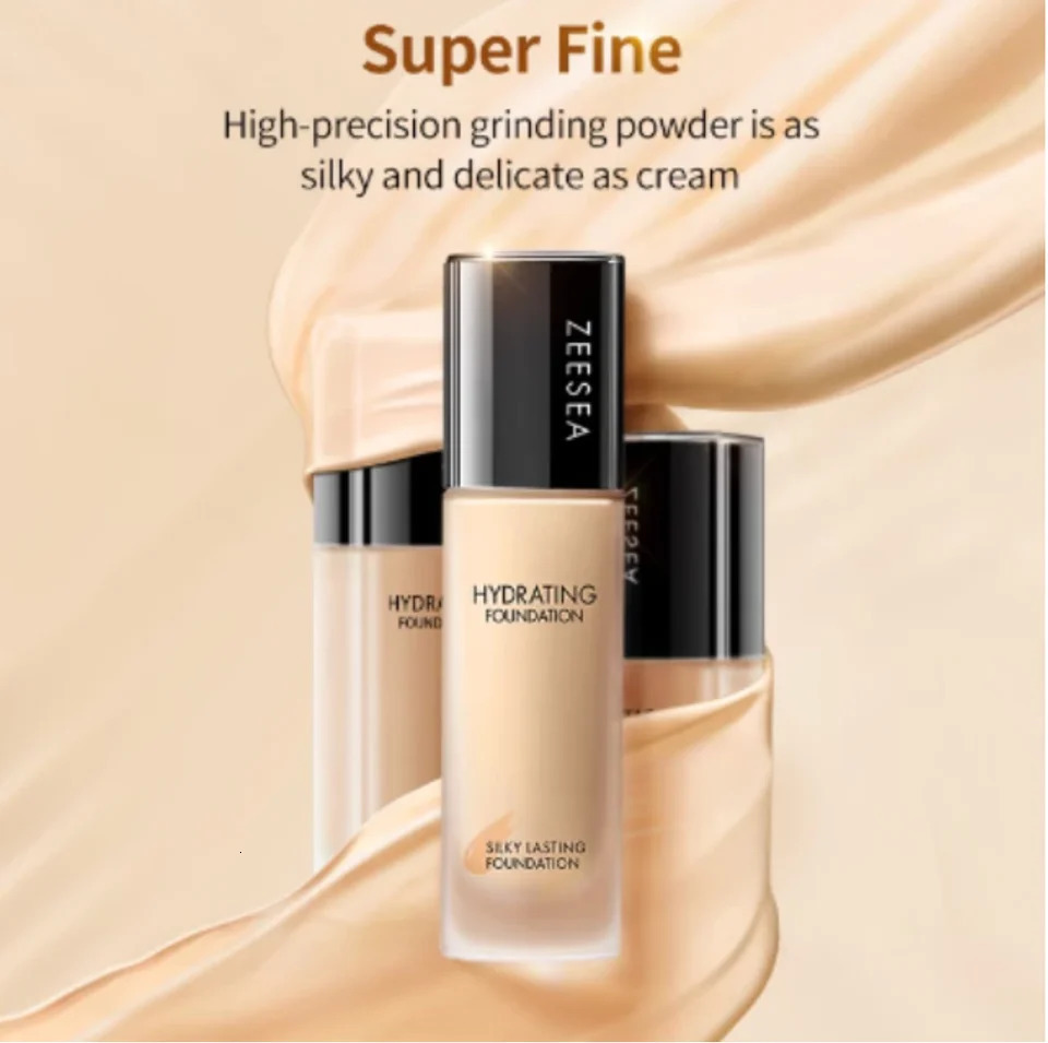 Zeesea Silky Lasting Liquid Foundation - Hydra and Matte Makeup concealer Bright Waterproof BB Cream 250319