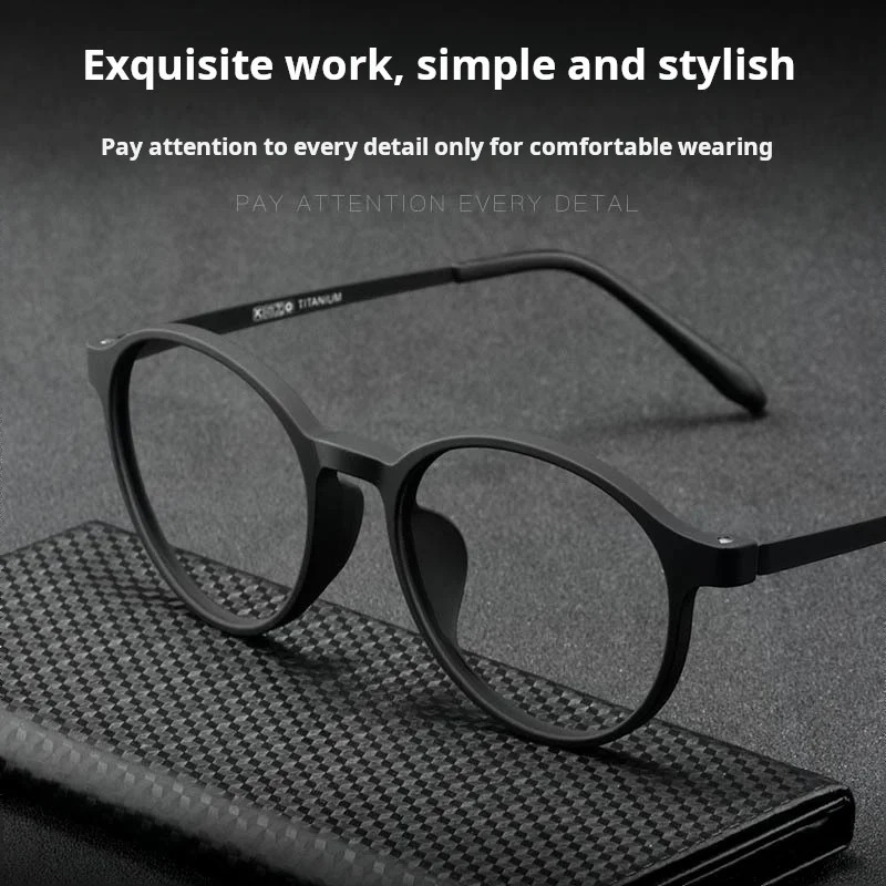Ultra-light Classic Black TR90 Glasses Frame Flexible Elastic Temples Optical prescription Glasses For Men Women 3050 250228