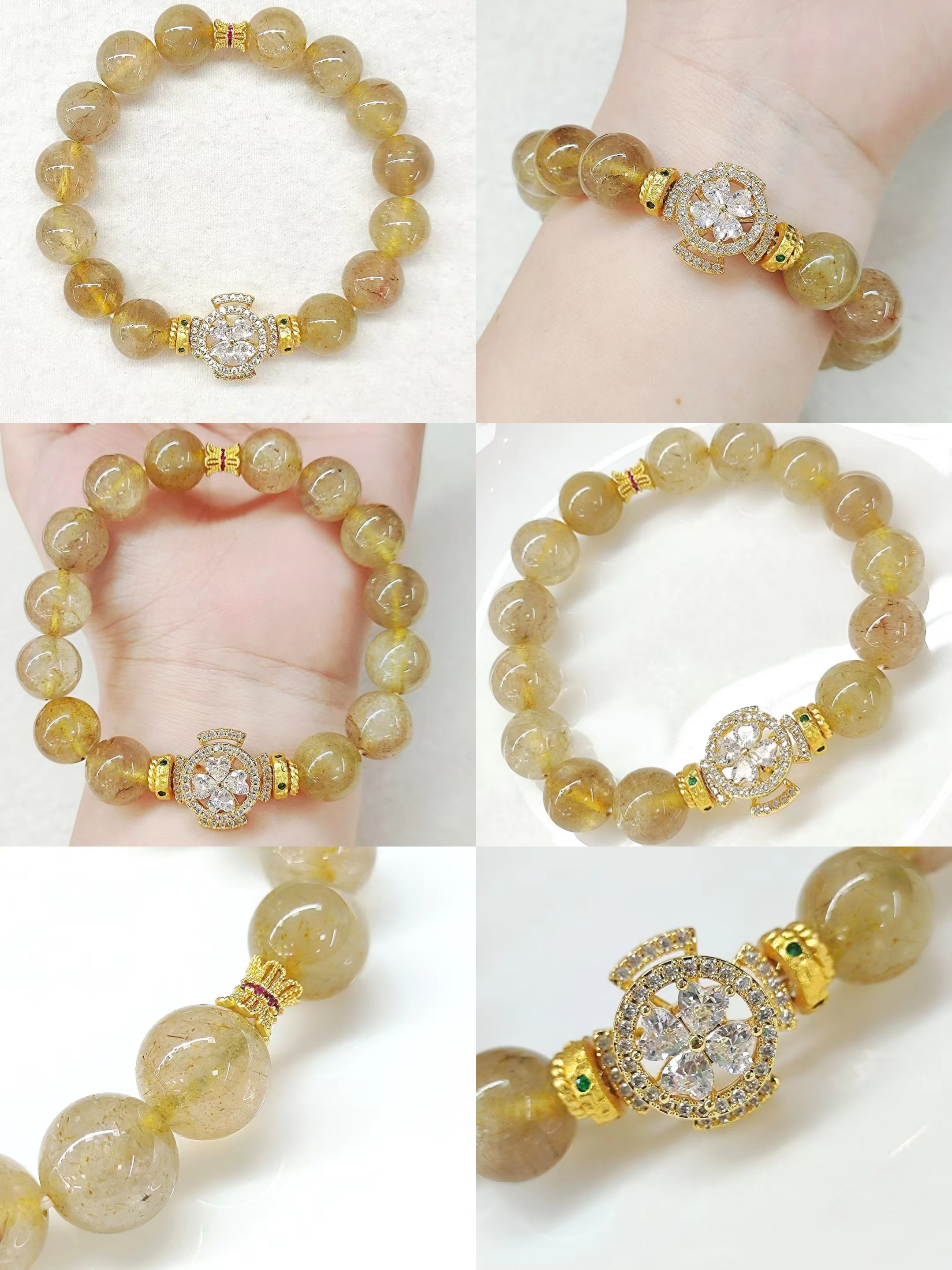Lock up your youth! Chinese style amethyst, blue chalcedony, white moonlight Ruyi bracelet light luxury jewelry gift box