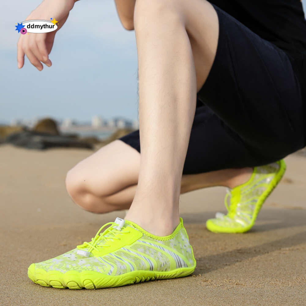 Child Quick-drying Women Men's Sneakers Anti-slippery Aqua Print Ladies For The Beach Breathable Water Shoes ddmythur