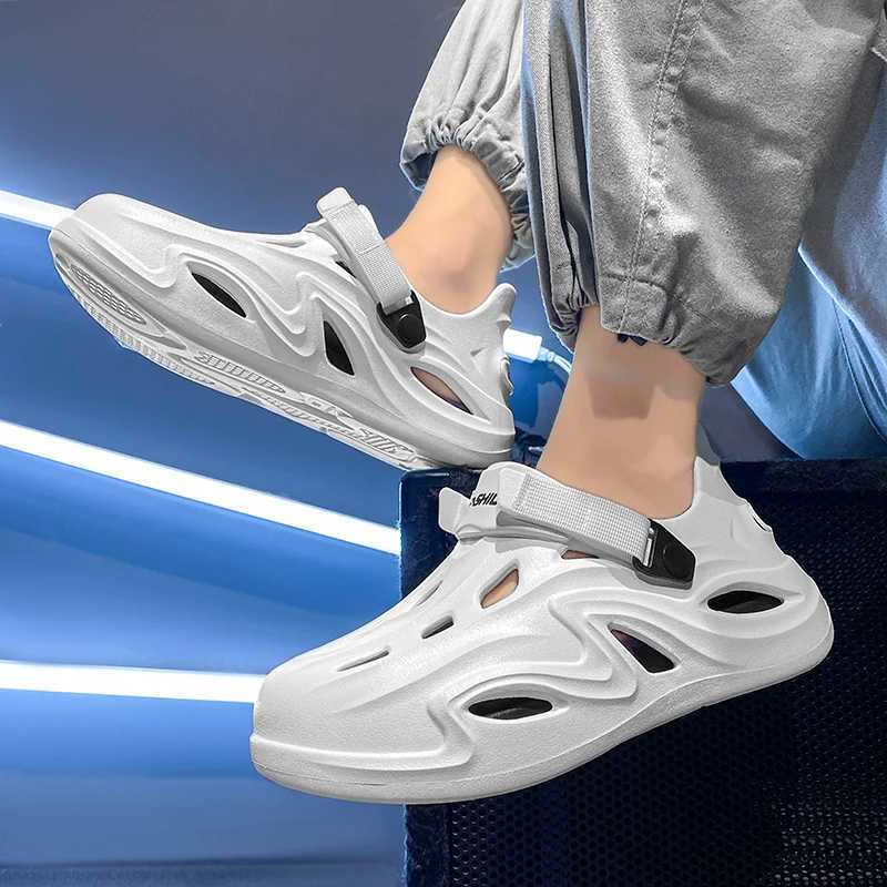 Mens Outdoor Sandals Sport Slippers Beach Slides Breathable s Men Wen Casual Garden Shoes N-slip Mens Outdoor Sandals Y250320