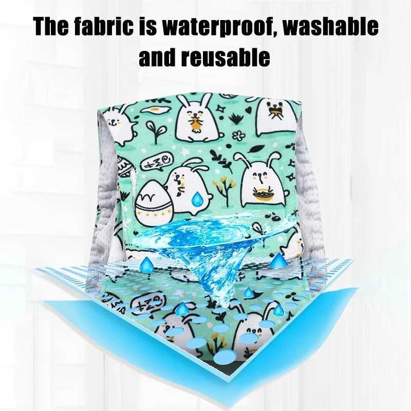 Adjustable cartoon animal pet dog diaper washable male reusable pet underwear shorts physiological pants Y250320