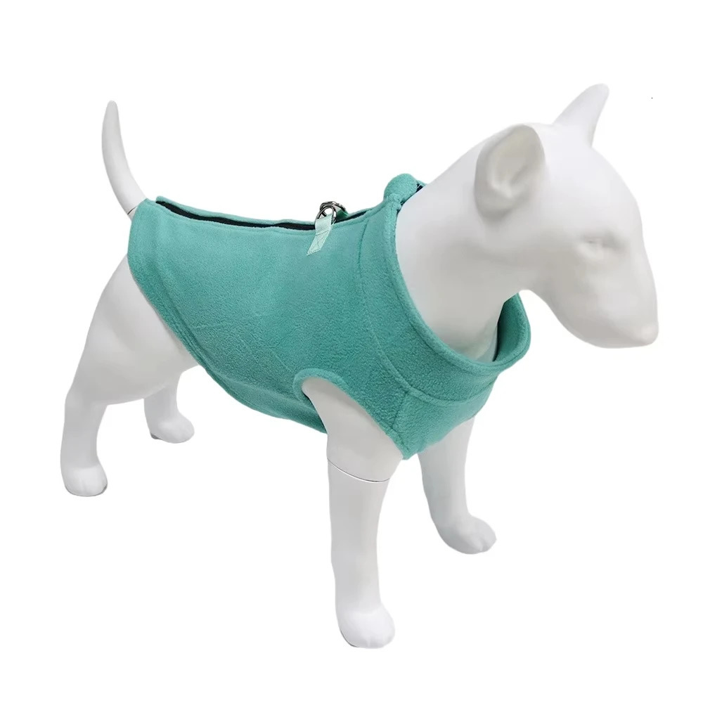 Universal small and mediumsized dog pet automatic winter fashionable warm breathable wool zipper hooded sweatshirt 250318