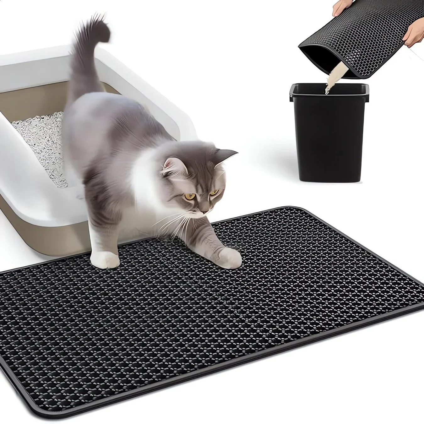 Cat Litter pad Pet toilet waterproof doublelayer Box washable cleaning 250312