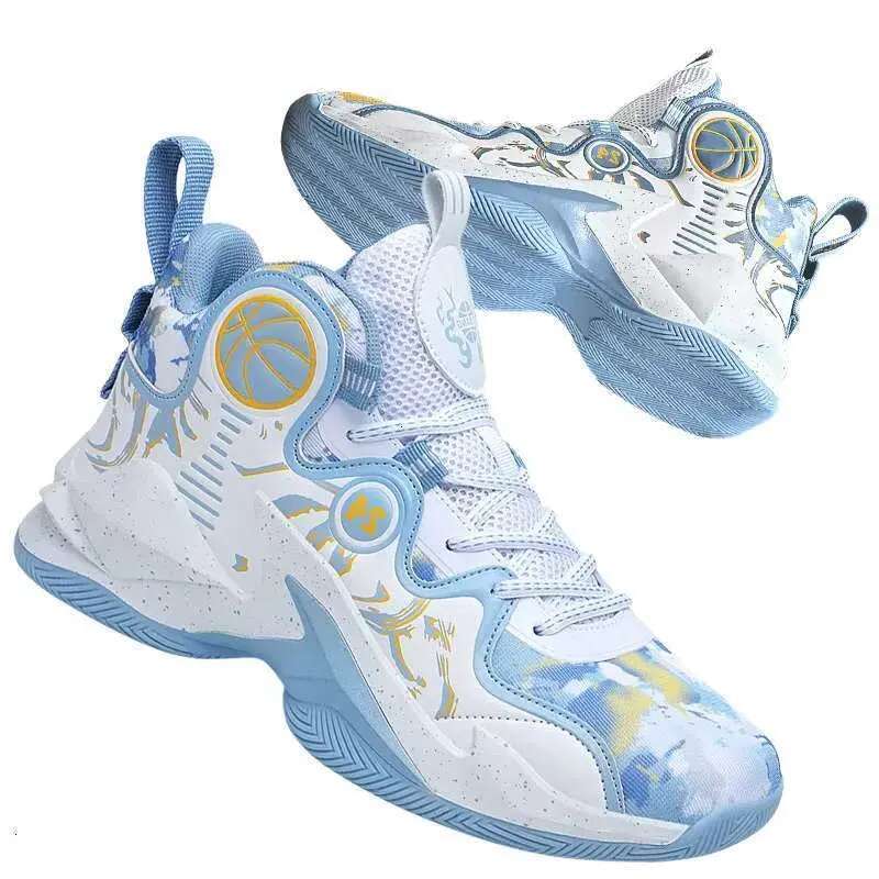 Men's Basketball No-Slip Brea thable Outd oor Fa shion Graffiti Training Shoes