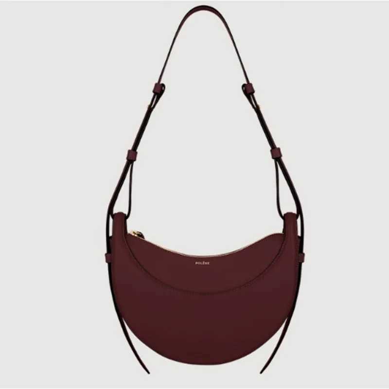 French Retro One Shoulder Handbag New Leather Niche Design High end Hand Handhold Cross Body Bag Y250319