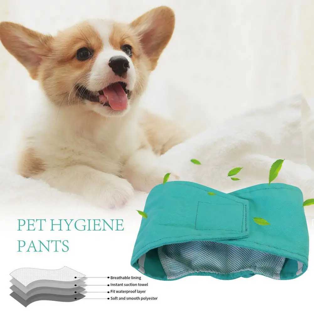 New washable mens dog diaper packaging pet boys dog cloth pajamas reusable pet dog underwear Y250320