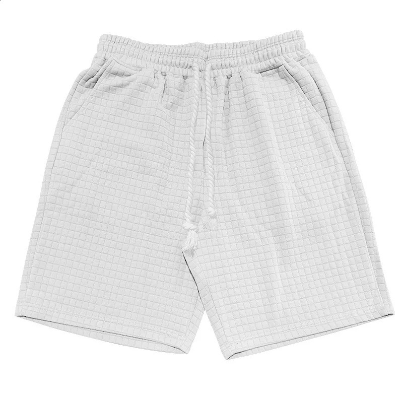 summer mens printed fashion leisure outdoor running fitness sports European size elastic waist five minute shorts 250319