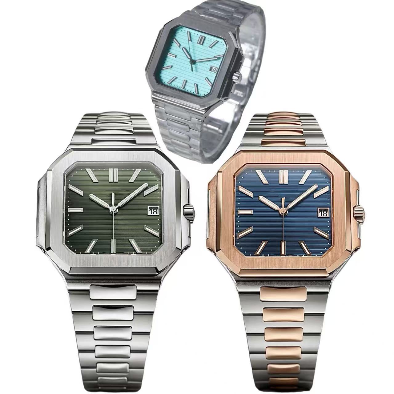 Luxury watch man square Designer watch 2024 new CUBITUS automatic Wristwatches full 904L stainless steel with sapphire glass with box montre reloj orologio di lusso