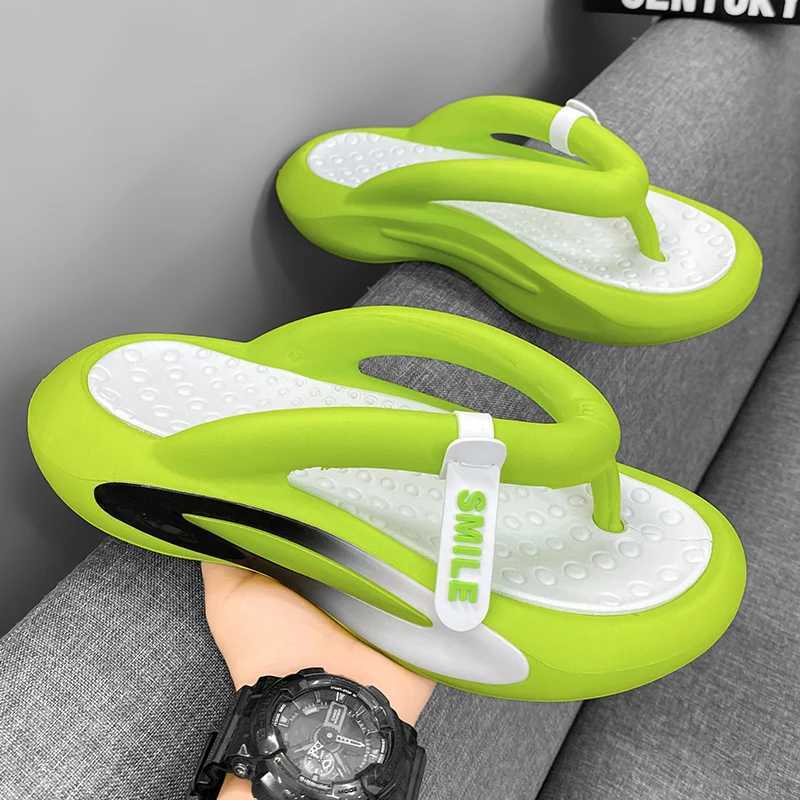 High quality mens bra flip cover outdoor indoor slippers soft soled mens beach sandals N-Slip Bathro mens flip cover Y250320
