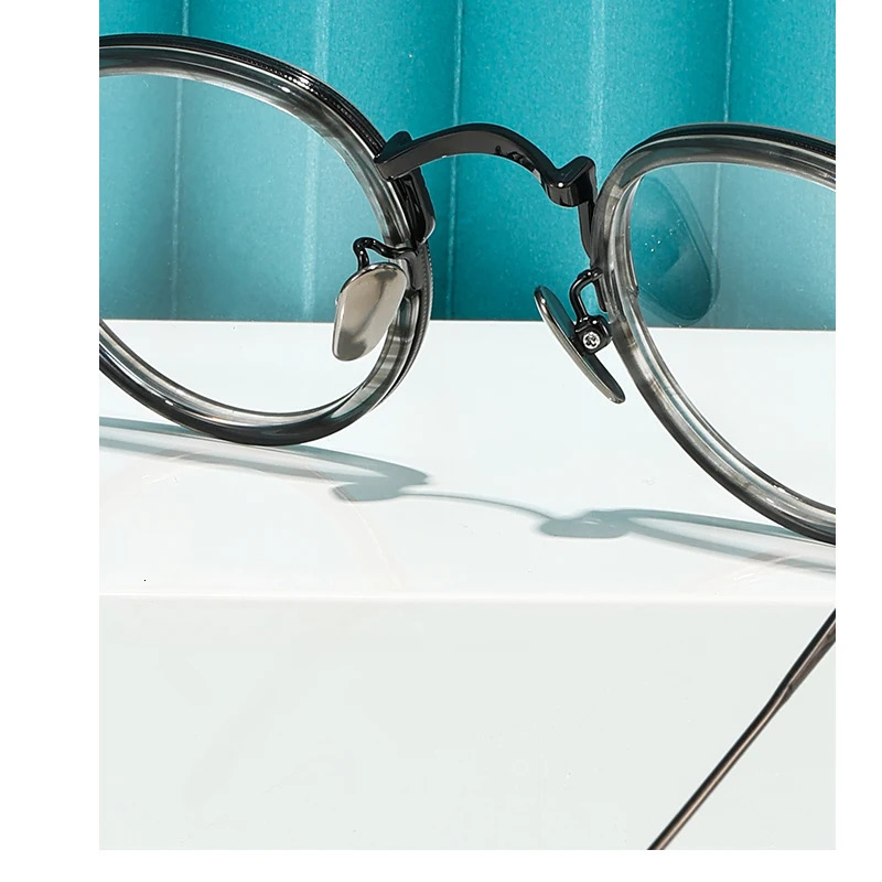 Optical Glasses Frame Men Women Round Eyeglass Frames Z1615 Eyewear Retro Prescription Myopia Eyeglasses Reading 250228