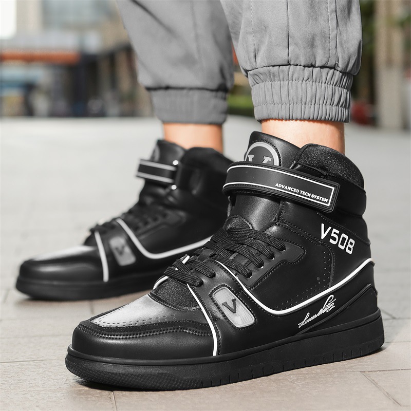 Basketball shoes Outdoor couples sports track shoes Luminous shoes High Top Doc Martens men's shoes Casual shoes 2025