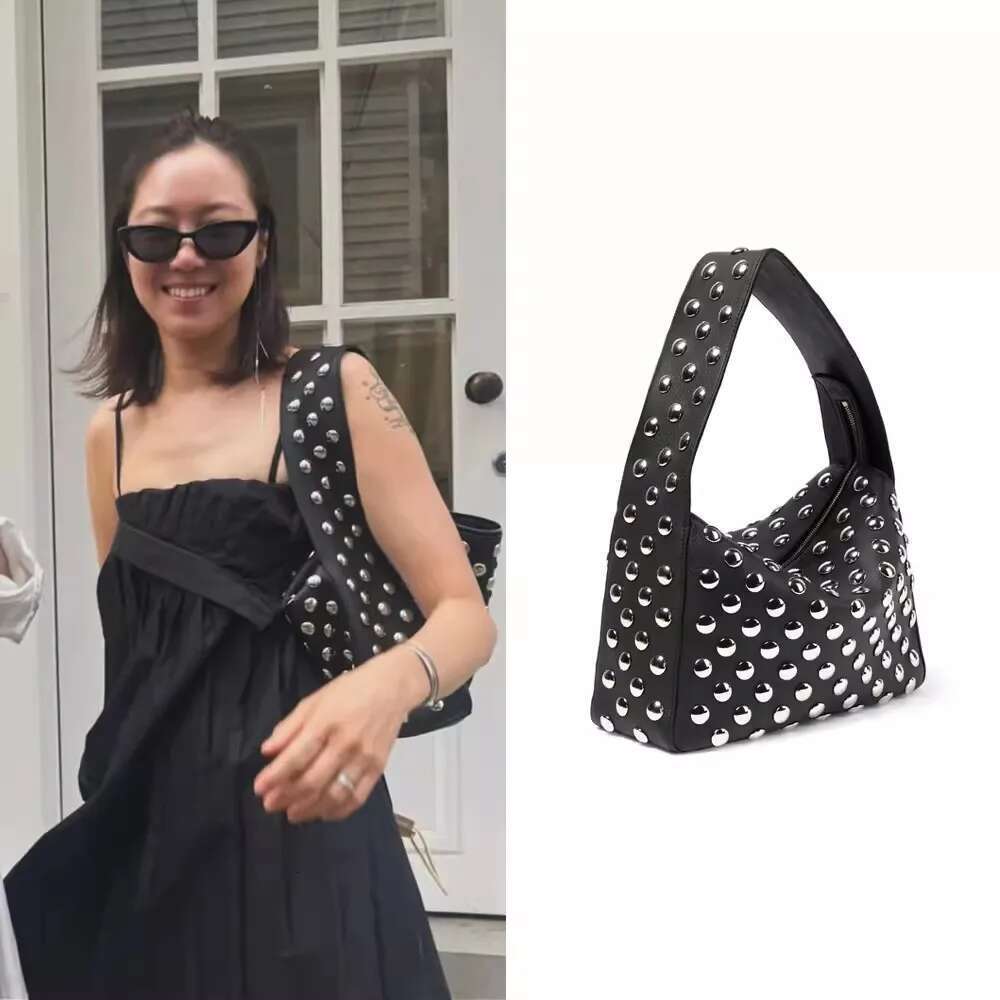 Fashion Women Shoulder Crossbody Armpit Design Underarm Solid Color Messenger Bag Purse Hobos Handbags
