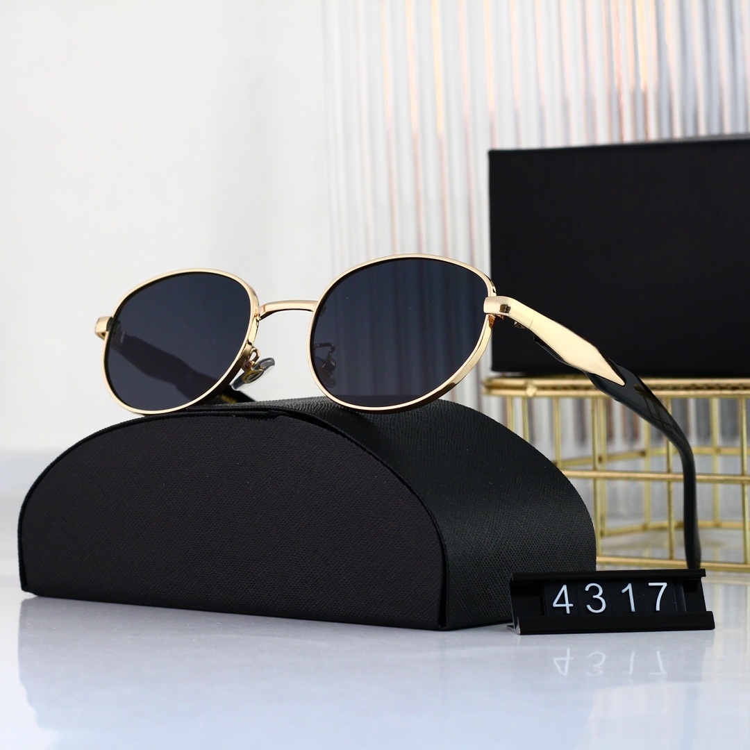 KL 4317 Top luxury Sunglasses lens designer womens Mens Goggle senior Eyewear For Women eyeglasses frame Vintage Metal Sun Glasses With Box