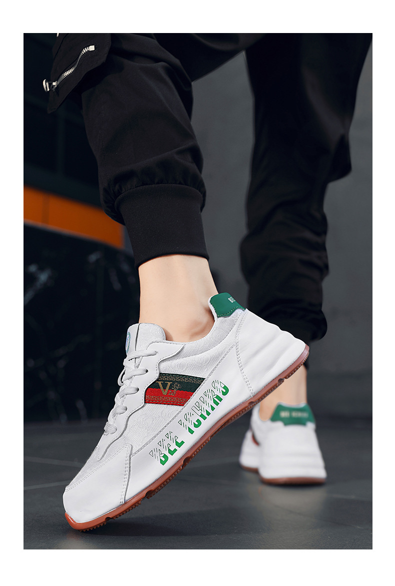 2025 Couple style all-match casual breathable sole shoes spring trendy personality height-increasing daddy shoes style sports men's shoes