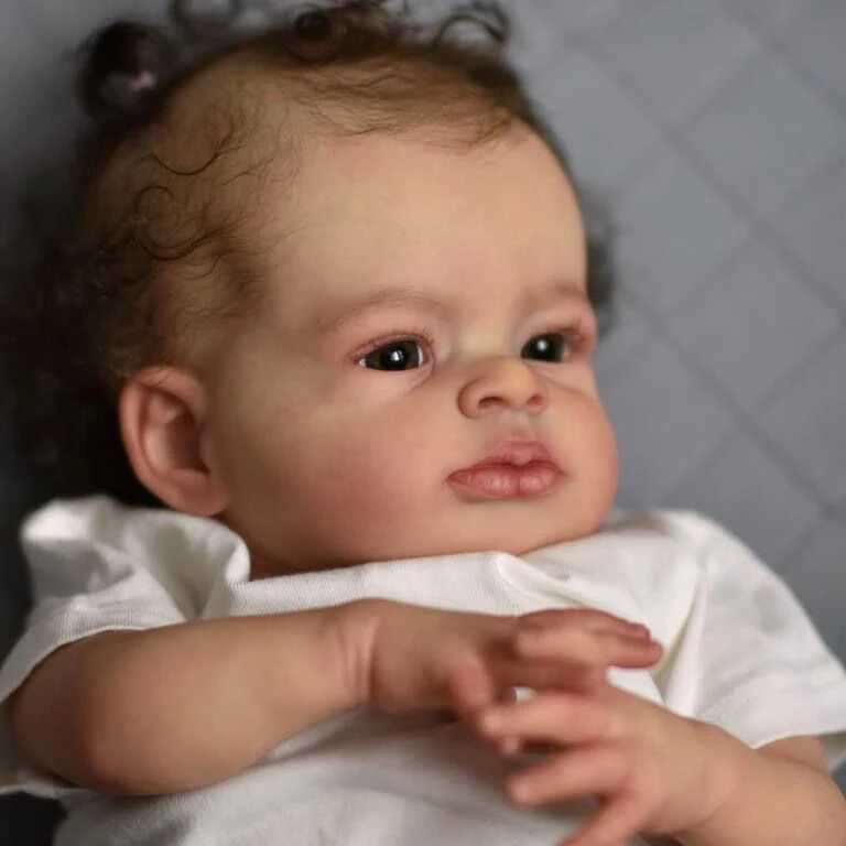 NPK 19 inch Life Regeneration Baby Lanny Doll Real Baby Doll Art Production 3D Skin Life Baby Collection Doll W250320