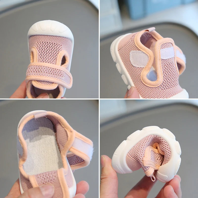 Toddler Boys Girls Mesh Breathable Summer Sandals Non-Skid Baby Shoes 0-3Y Unisex Kids lightweight First Shoes Pre walkers 250319