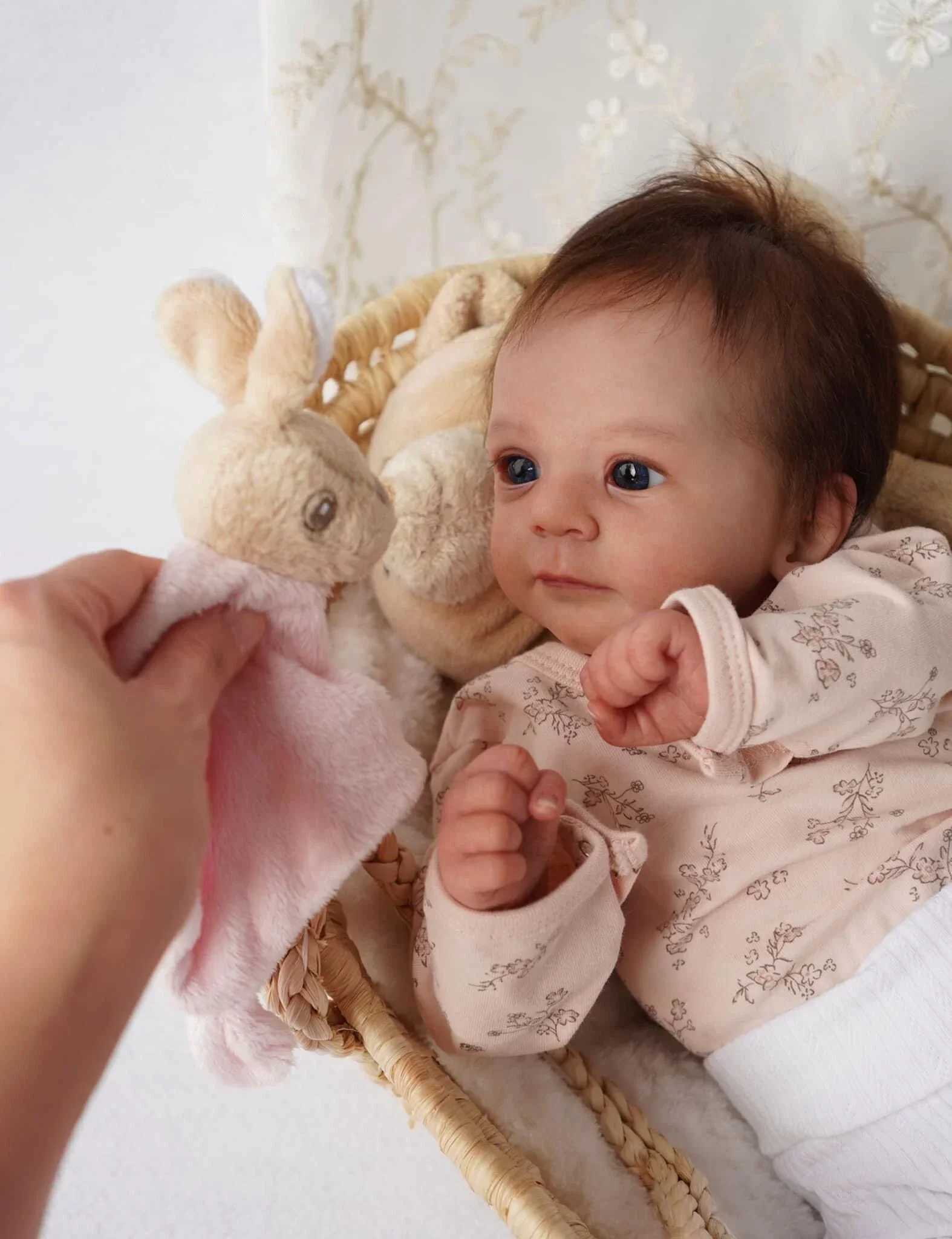 49CM Full Body Silicone Vinyl Newborn Baby Dolls Reborn Felicia Doll Hand Paint with Genesis High Quality 3D skin Tone W250320