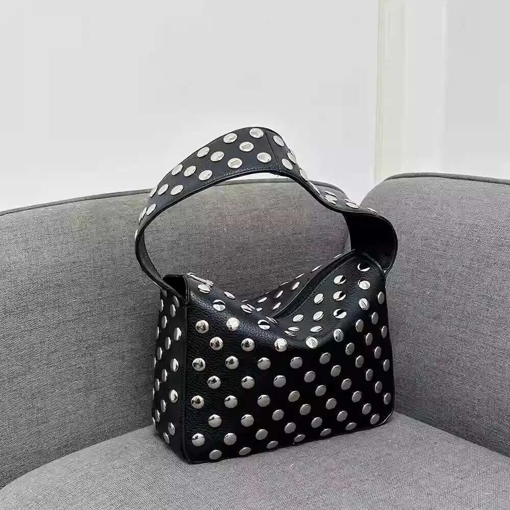Fashion Women Shoulder Crossbody Armpit Design Underarm Solid Color Messenger Bag Purse Hobos Handbags