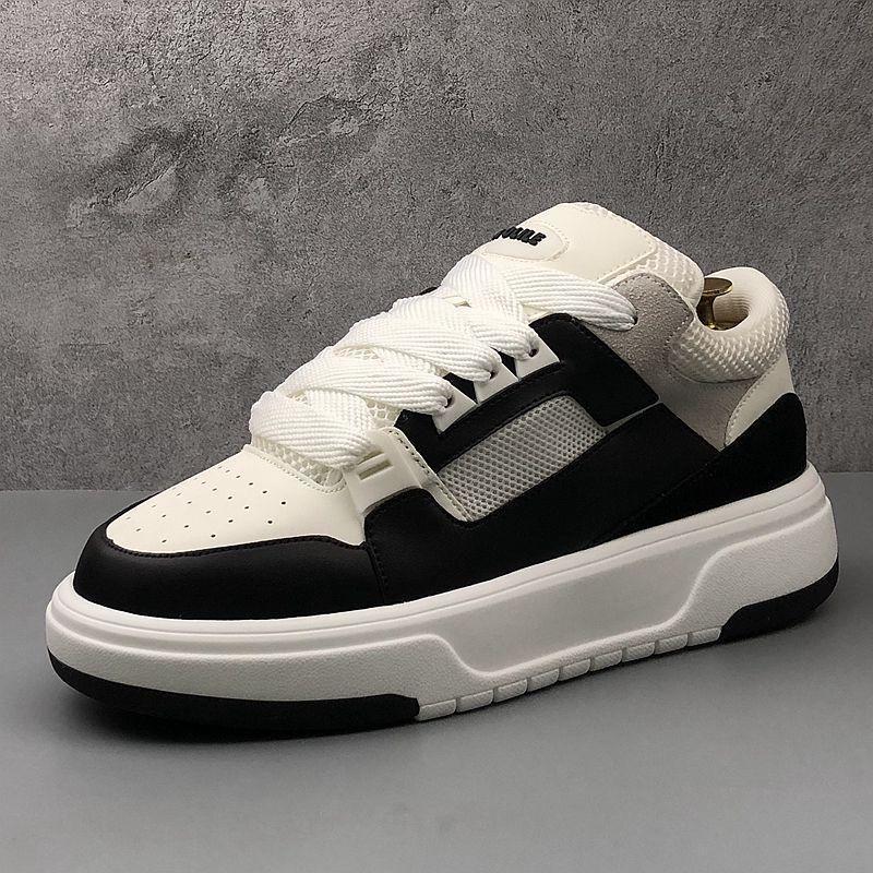 Small white shoes summer new breathable mesh cloth thick sole increase sports casual board shoes for men 2025s hot