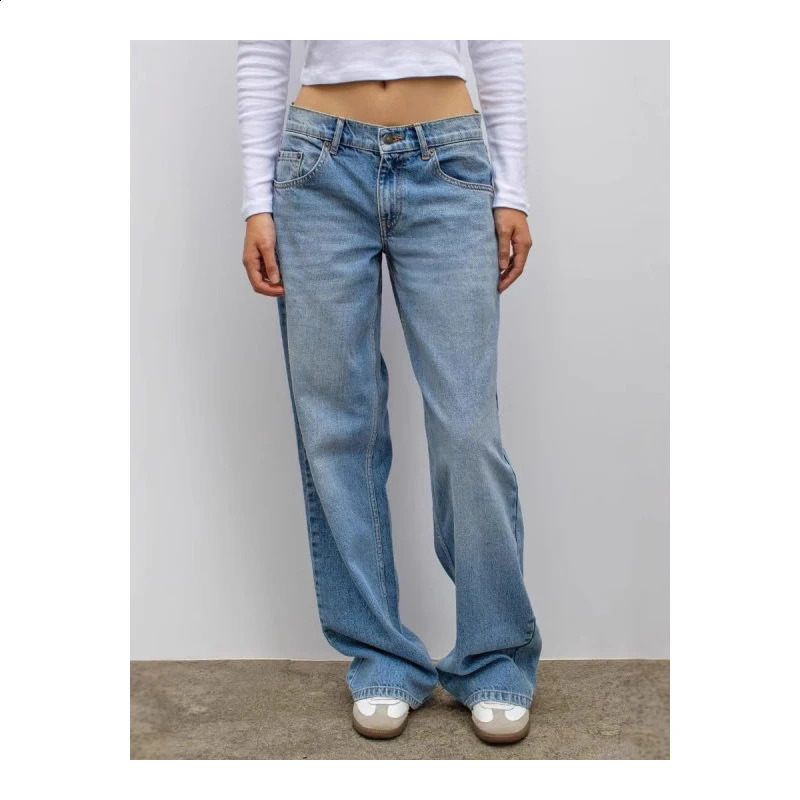 Y2k Baggy Jeans Women Harajuku Retro Straight Casual High Waisted Star Embroidery Pattern Jeans Goth Hip Hop Denim Pants 250319