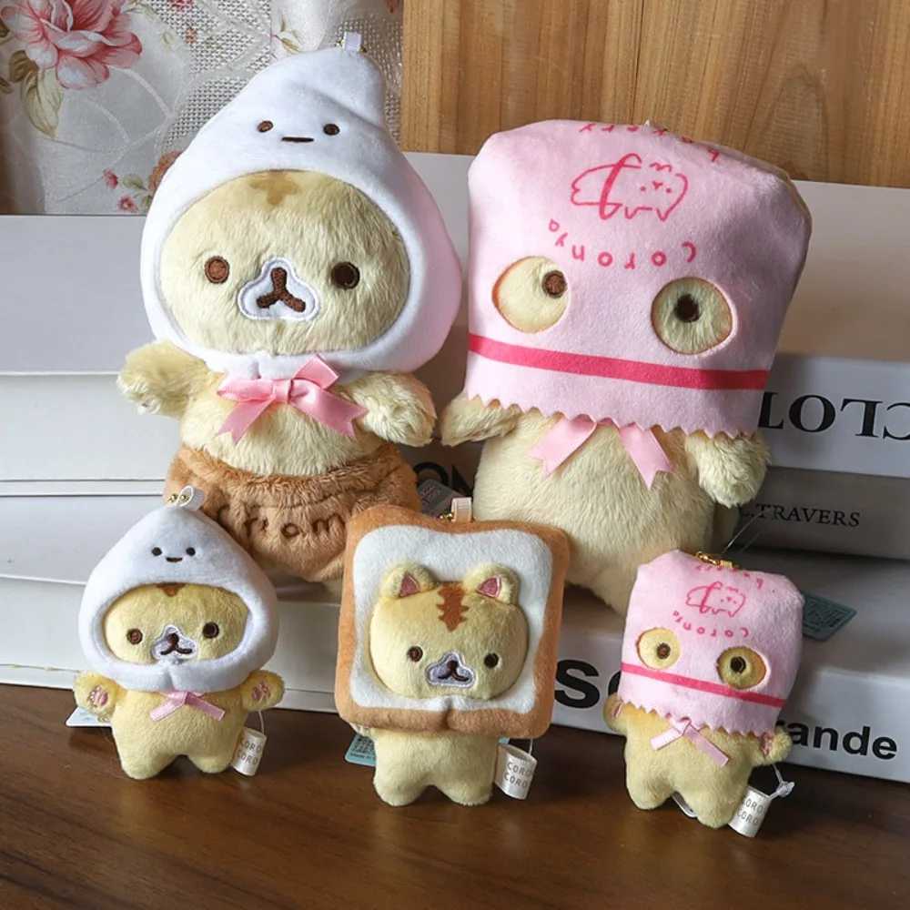 Kawaii Cute Plush Toy Keychain Soft Portable Cartoon Plush Pendant Multi purpose Bread Cat Keychain BagXJ250319