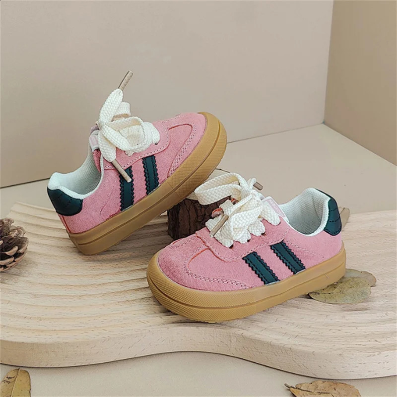 Spring Autumn Baby Shoes Leather Toddler Kids Sneakers Outdoor Boys Tennis Soft Sole Fashion little Girls Sneakers EU16-25 250319
