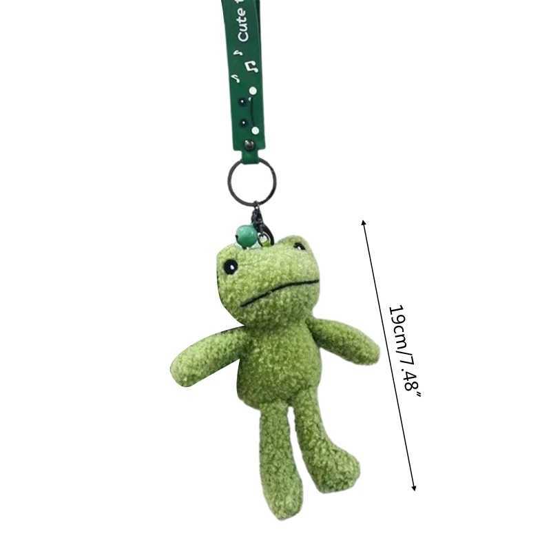 Mini Cute Frog Backpack Pendant Keychain Womens Creative Cartoon Kindergarten Childrens Backpack OrnXJ250319