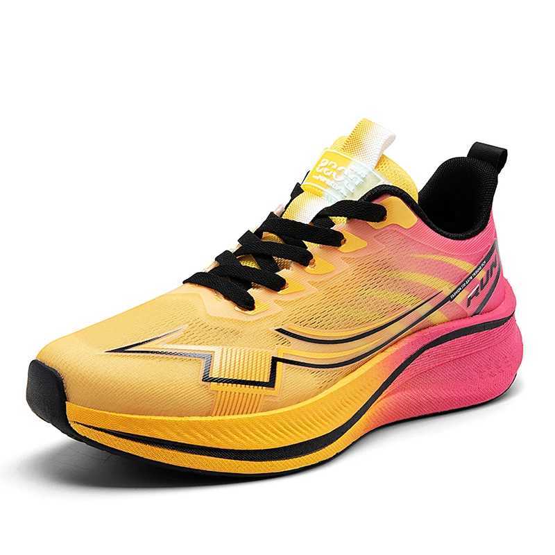 Mens Shoes Summer New Flying Woven Mesh Sports Shoes Breathable Lightweight Running Shoes Shock Absorption All-Match Fashion RuW250320