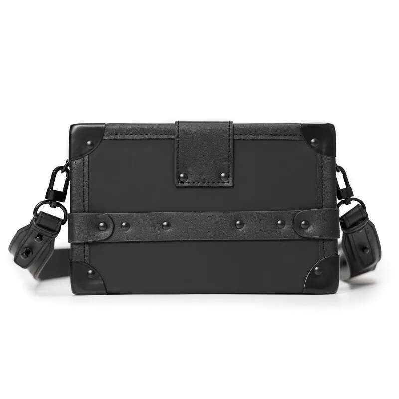 Men Brand Design Square Box Men's Crossbody Bags Shoulder Messenger Bag Mobile Phone Handbags Satchels
