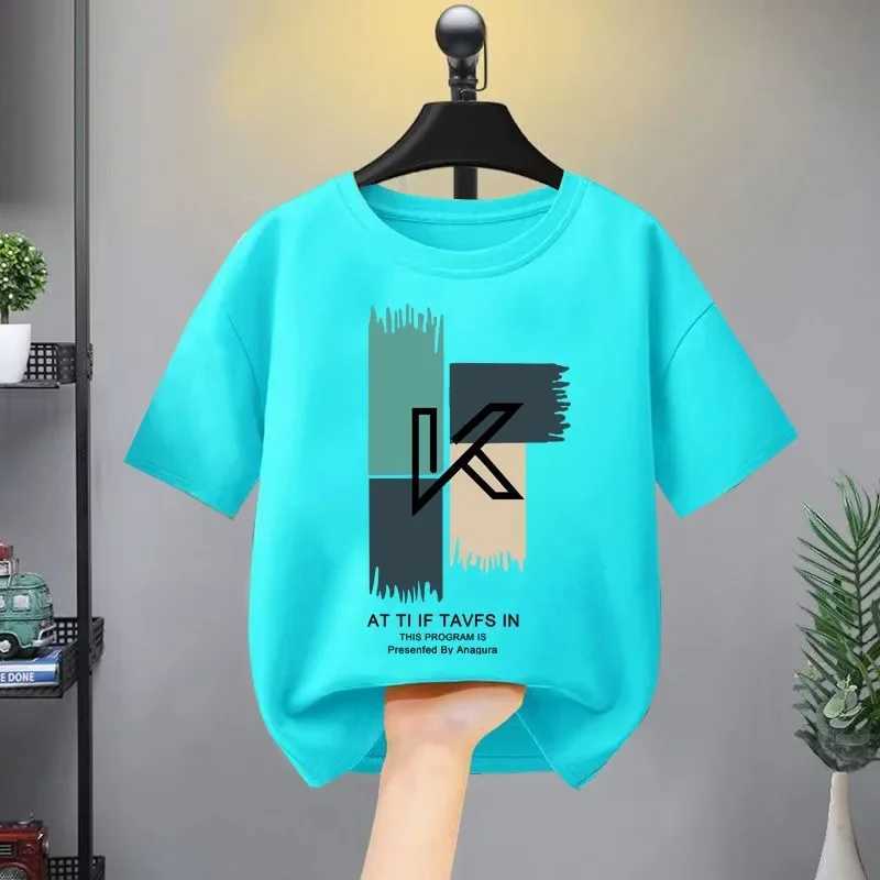 Boys and Girls 100% Cotton T-shirt Summer Clothing Baby Sports Cartoon T-shirt Fashion Printing T Thin Soft Crew Childrens Clothing NewT250320